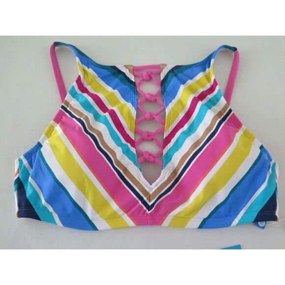 Bleu Rod Beattie RBCB20114 Women's Sz 6 Top, Sz 4/6 Bottom Multicolor Bikini Set - Picture 11 of 12